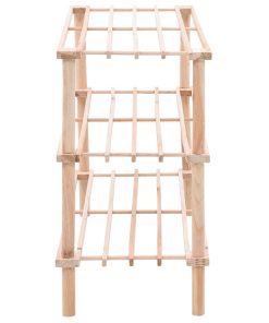 Scarpiera A 3 Livelli In Legno Massello Di Abete