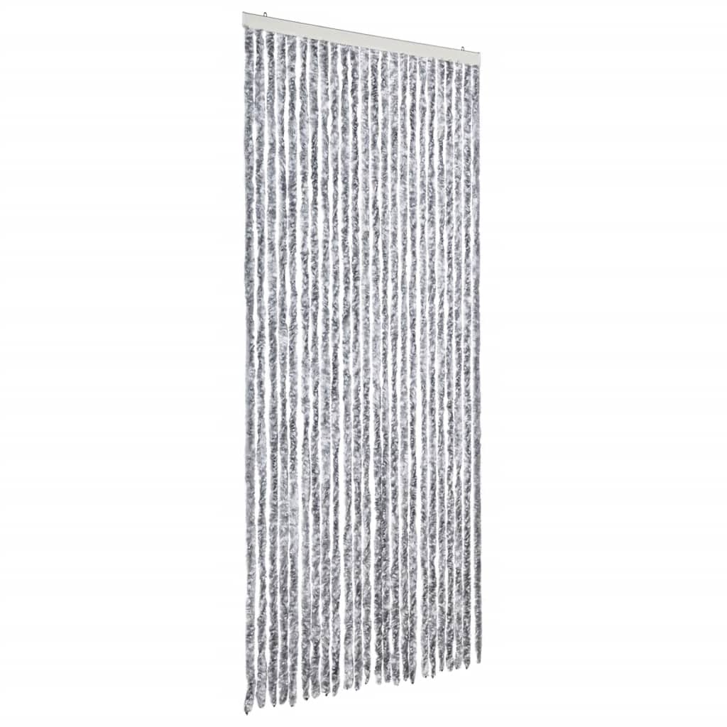 Zanzariera Bianco E Grigio 100x220 Cm Ciniglia