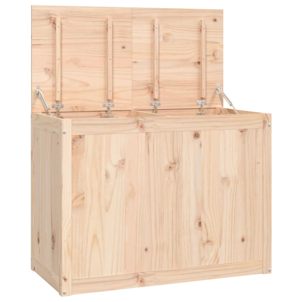 Contenitore Per Bucato 88,5x44x66 Cm Legno Massello Pino - Image 4