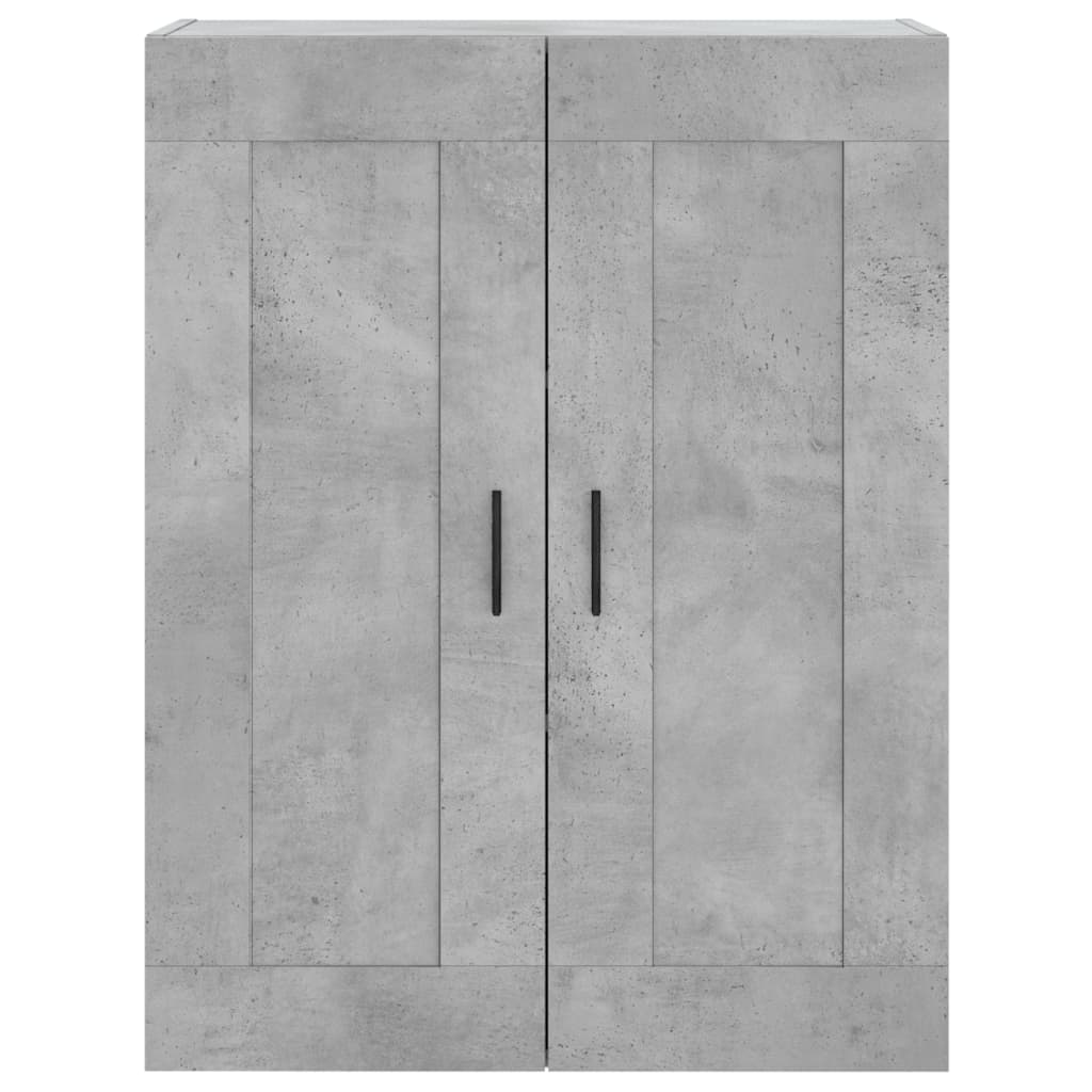 Mobile A Parete Grigio Cemento 69,5x34x90 Cm Legno Multistrato - Image 4