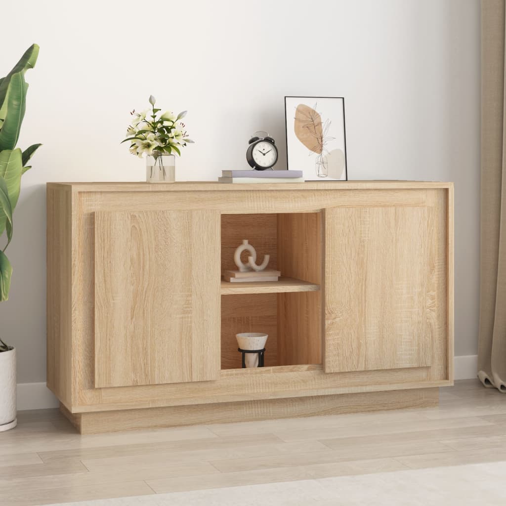Credenza Rovere Sonoma 102x35x60 Cm In Legno Multistrato - Image 5