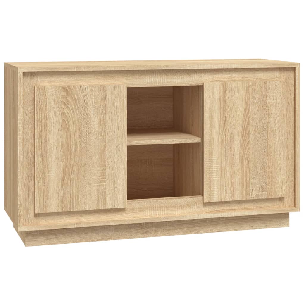 Credenza Rovere Sonoma 102x35x60 Cm In Legno Multistrato - Image 4