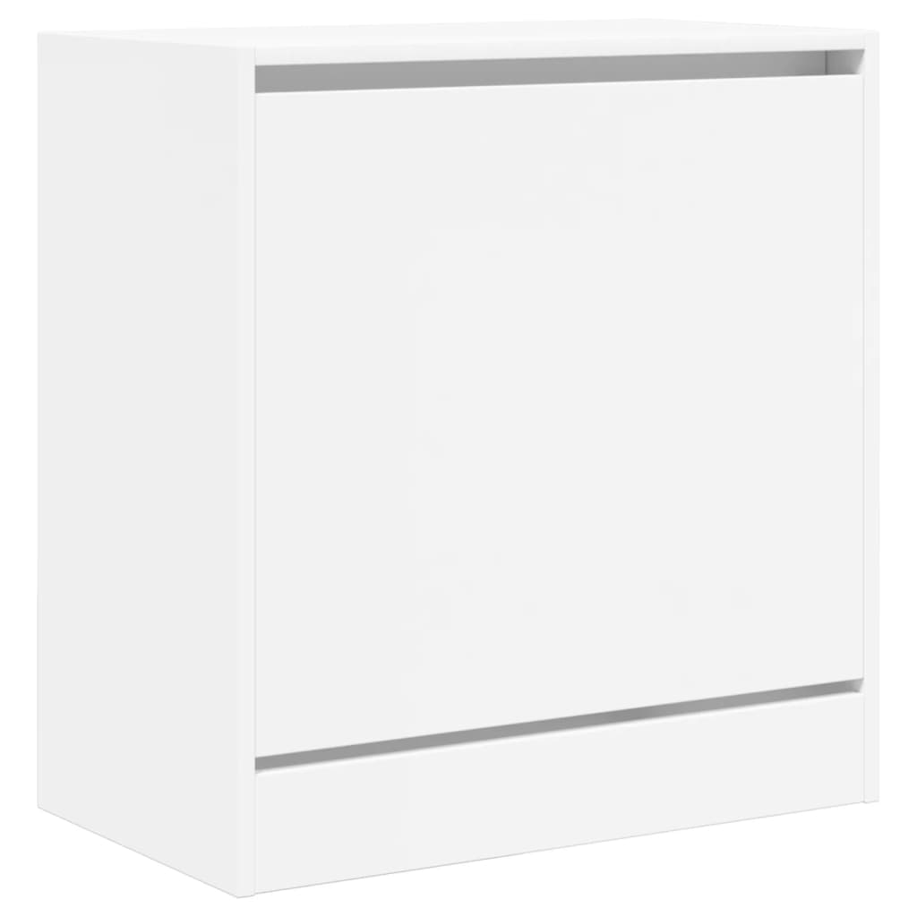 Scarpiera Bianca 60x34x63,5 Cm In Legno Multistrato