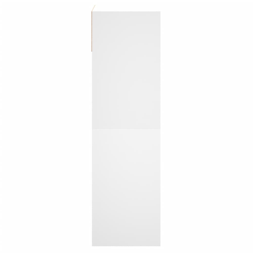 Scarpiera Bianca 60x34x116 Cm In Legno Multistrato - Image 2