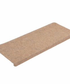 Tappetini Autoadesivi Per Scale 30 Pz Beige 65x24,5x3,5 cm