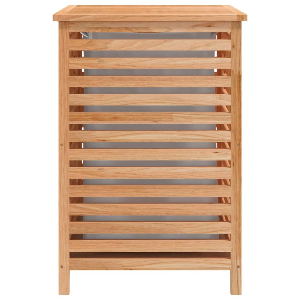 Cesto Del Bucato 45x45x65 Cm Legno Massello Di Noce - Image 6