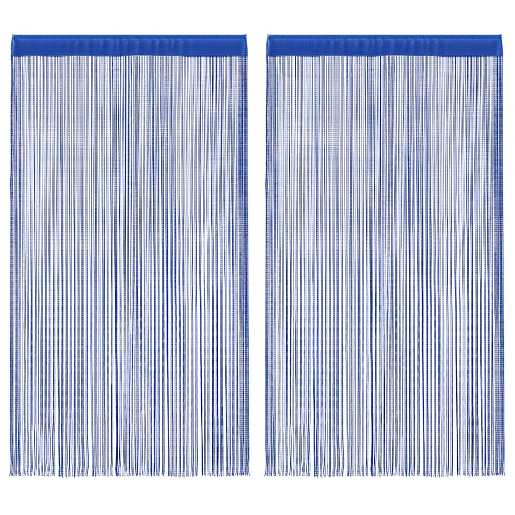 2 Pz Tende A Fili 140x250 Cm Blu