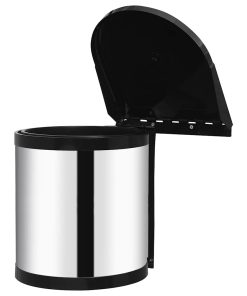 Pattumiera Da Incasso Per Cucina In Acciaio Inossidabile 12 L
