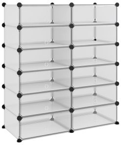 Scarpiera Trasparente 94,5x36,5x106 Cm In pp
