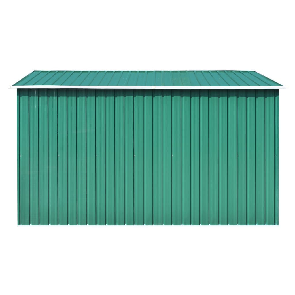 Casetta Da Giardino 257x298x178 Cm In Metallo Verde - Image 3