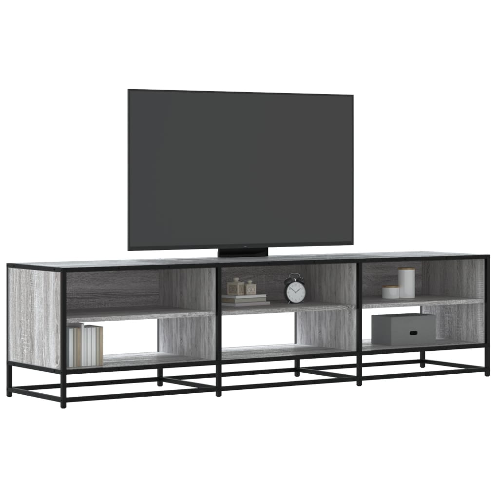 Mobile Porta Tv Grigio Sonoma 180x40x46 Cm In Truciolato