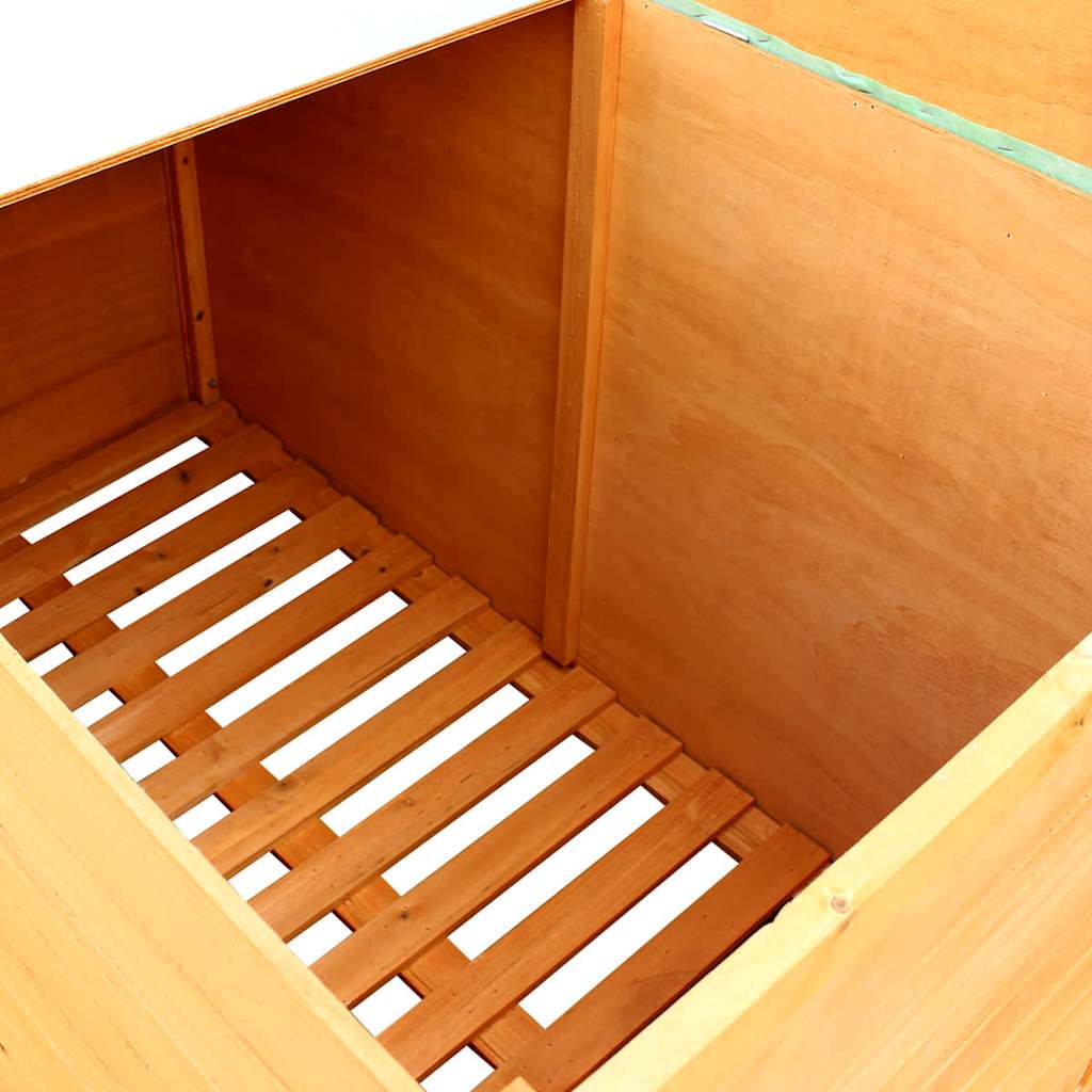 Baule Da Giardino 126x72x72 Cm In Legno