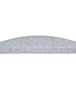 Tappetini Per Scale 10 Pz 65x24x4 Cm Grigio Chiaro