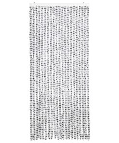 Zanzariera Grigio Chiaro E Grigio Scuro 90x220 Cm Ciniglia