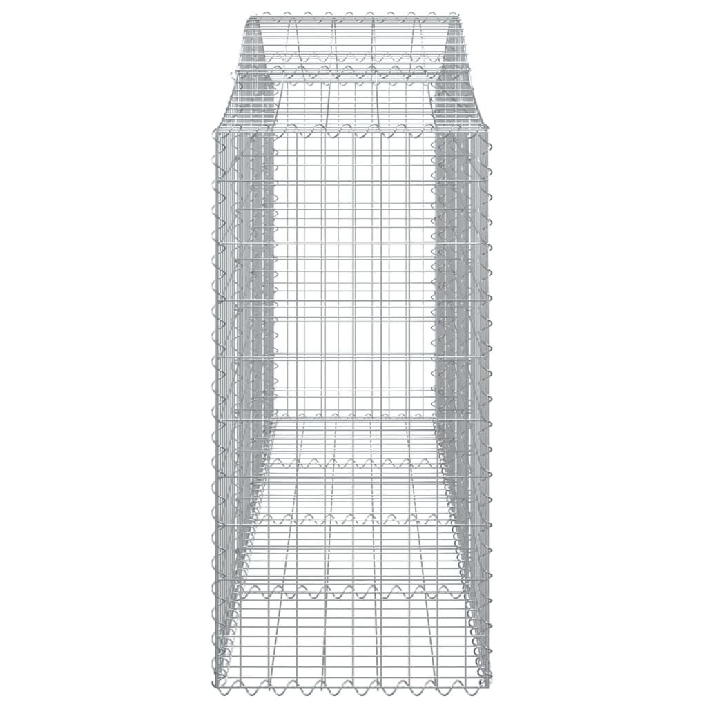 Cesti Gabbioni Ad Arco 7 Pz 200x50x120/140 Cm Ferro Zincato