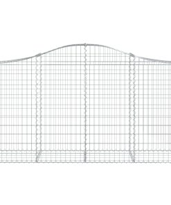 Cesti Gabbioni Ad Arco 15 Pz 200x50x100/120 Cm Ferro Zincato