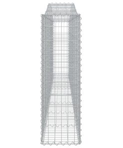 Cesti Gabbioni Ad Arco 10 Pz 400x30x100/120 Cm Ferro Zincato