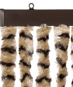 Zanzariera Beige E Marrone 90x220 Cm Ciniglia
