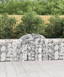 Cesti Gabbioni Ad Arco 13 Pz 200x30x80/100 Cm Ferro Zincato