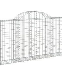 Cesti Gabbioni Ad Arco 6 Pz 200x30x100/120 Cm Ferro Zincato