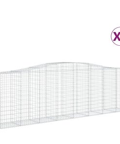 Cesti Gabbioni Ad Arco 3 Pz 400x50x120/140 Cm Ferro Zincato