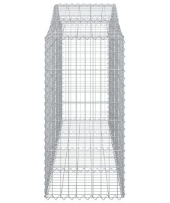Cesti Gabbioni Ad Arco 10 Pz 200x50x120/140 Cm Ferro Zincato