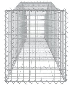 Cesti Gabbioni Ad Arco 5 Pz 400x50x60/80 Cm Ferro Zincato