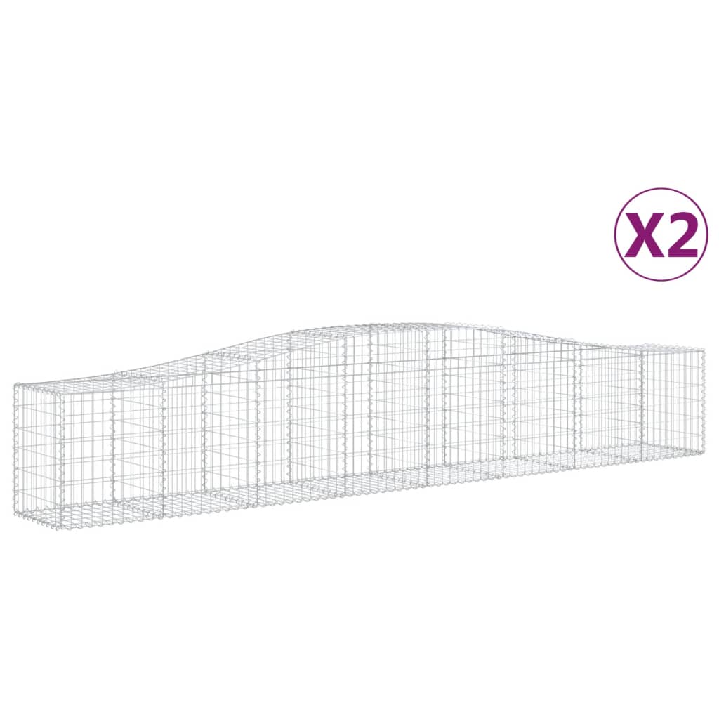 Cesti Gabbioni Ad Arco 2 Pz 400x50x60/80 Cm Ferro Zincato - Image 4