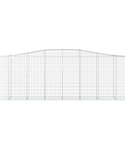 Cesti Gabbioni Ad Arco 6 Pz 400x50x120/140 Cm Ferro Zincato