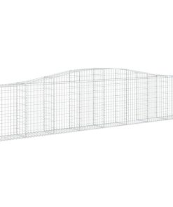 Cesti Gabbioni Ad Arco 9 Pz 400x30x80/100 Cm Ferro Zincato