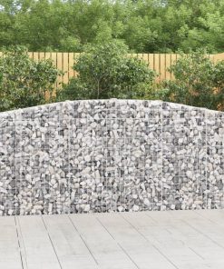 Cesti Gabbioni Ad Arco 3 Pz 400x30x100/120 Cm Ferro Zincato