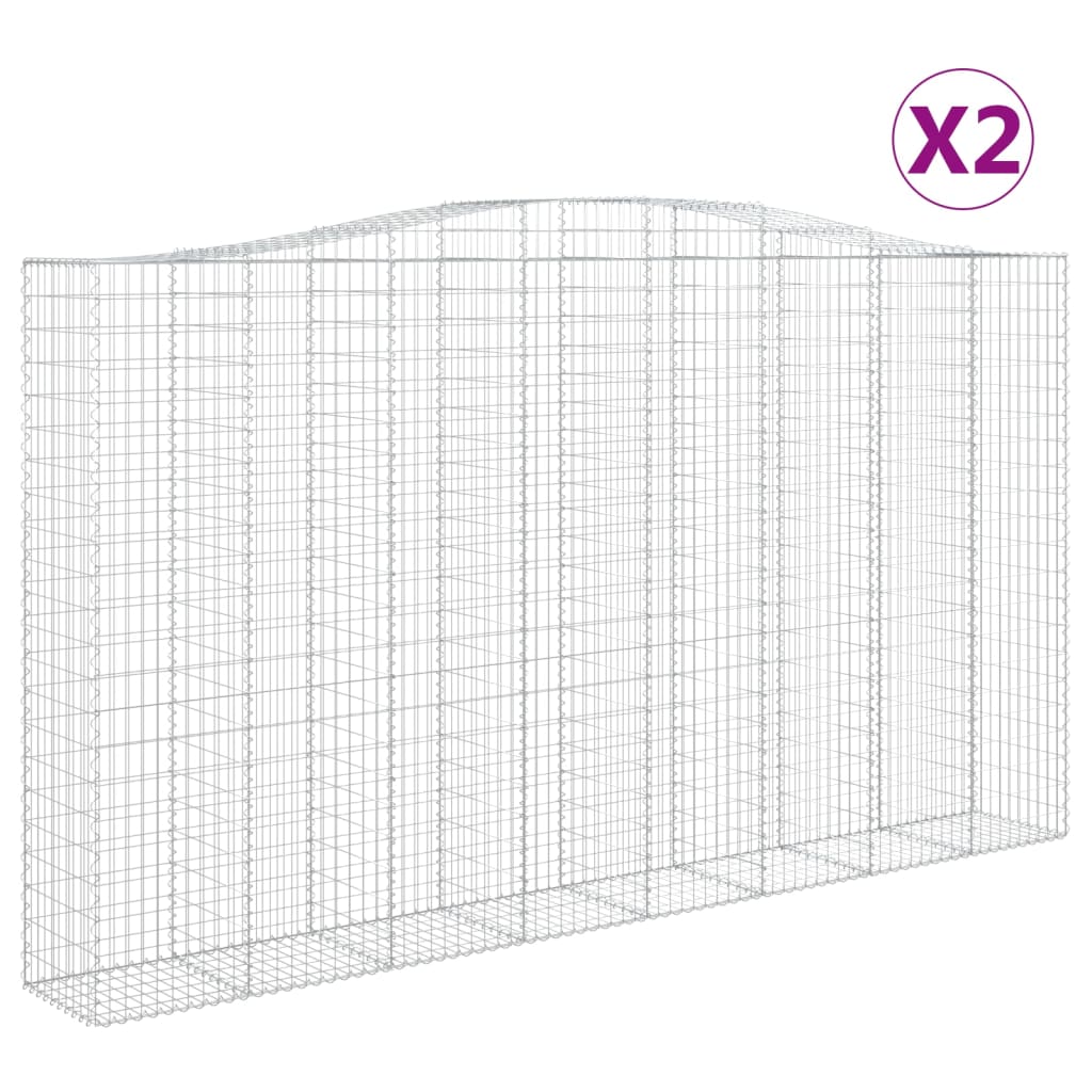 Cesti Gabbioni Ad Arco 2 Pz 400x50x220/240 Cm Ferro Zincato - Image 4