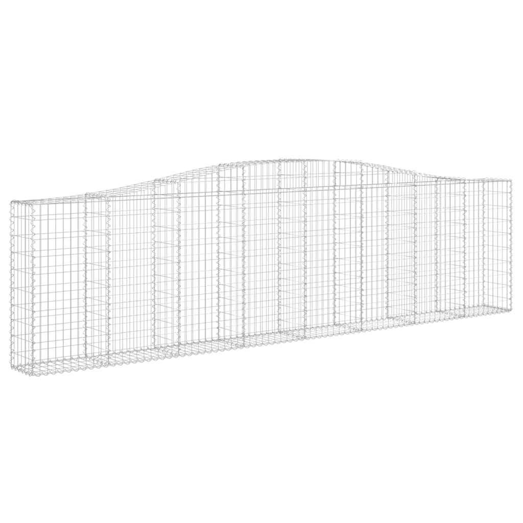 Cesti Gabbioni Ad Arco 9 Pz 400x30x100/120 Cm Ferro Zincato