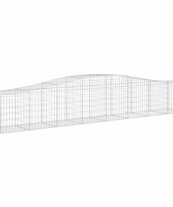 Cesti Gabbioni Ad Arco 15 Pz 400x50x60/80 Cm Ferro Zincato