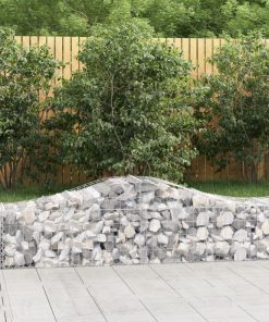 Cesti Gabbioni Ad Arco 5 Pz 200x50x40/60 Cm Ferro Zincato