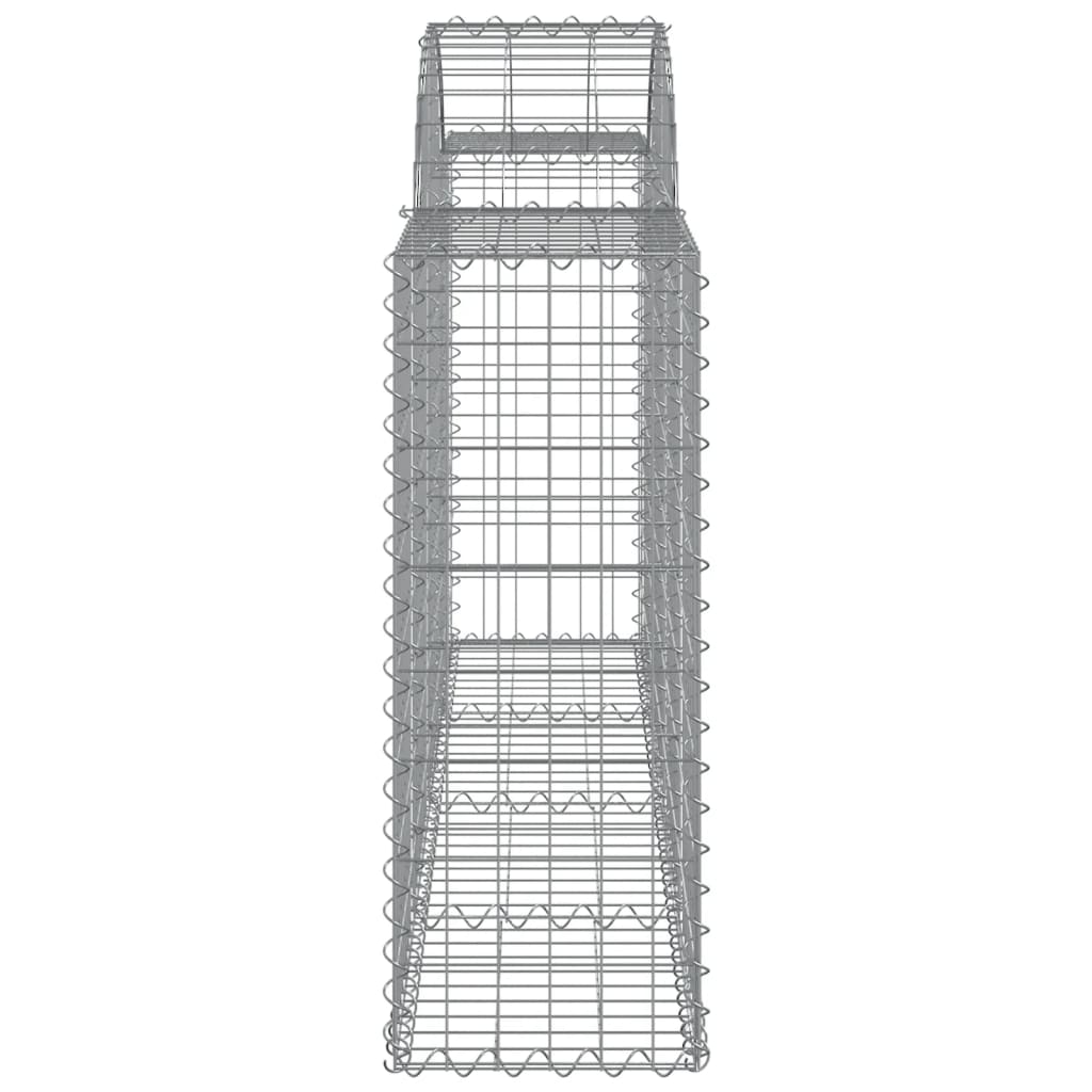 Cesti Gabbioni Ad Arco 3 Pz 200x30x80/100 Cm Ferro Zincato