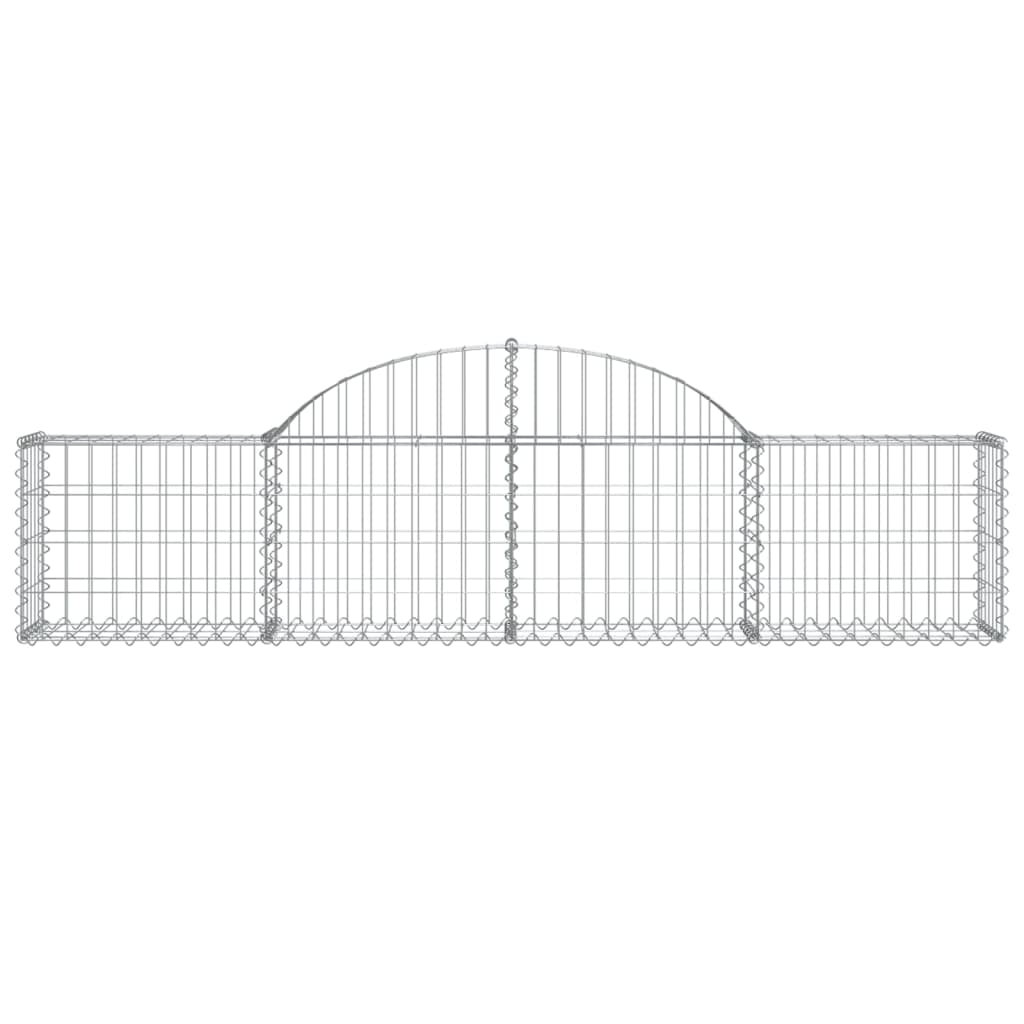 Cesti Gabbioni Ad Arco 5 Pz 200x30x40/60 Cm Ferro Zincato - Image 4