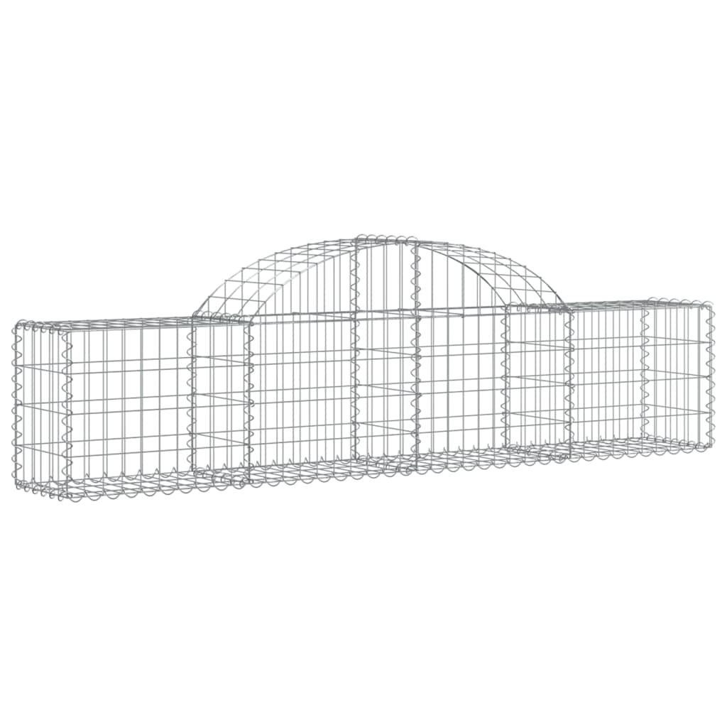 Cesti Gabbioni Ad Arco 5 Pz 200x30x40/60 Cm Ferro Zincato - Image 5