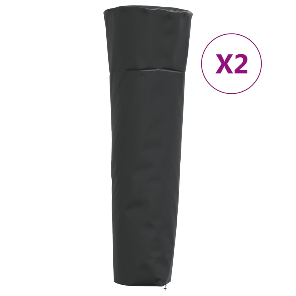 Coperture Per Stufa 2pz Forma Piramide 86x47x241cm 420d Oxford - Image 4