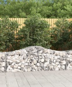 Cesti Gabbioni Ad Arco 9 Pz 200x50x60/80 Cm Ferro Zincato
