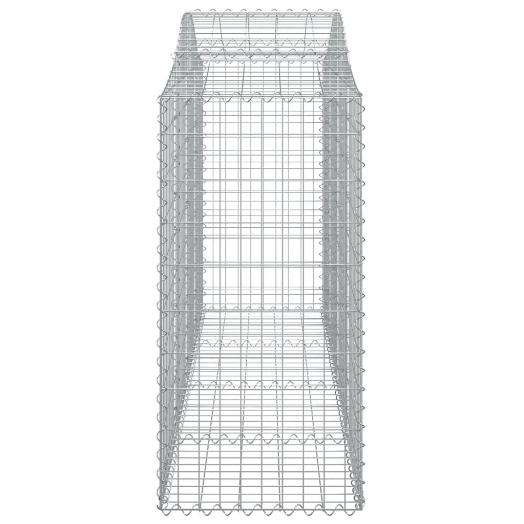 Cesti Gabbioni Ad Arco 9 Pz 200x50x120/140 Cm Ferro Zincato