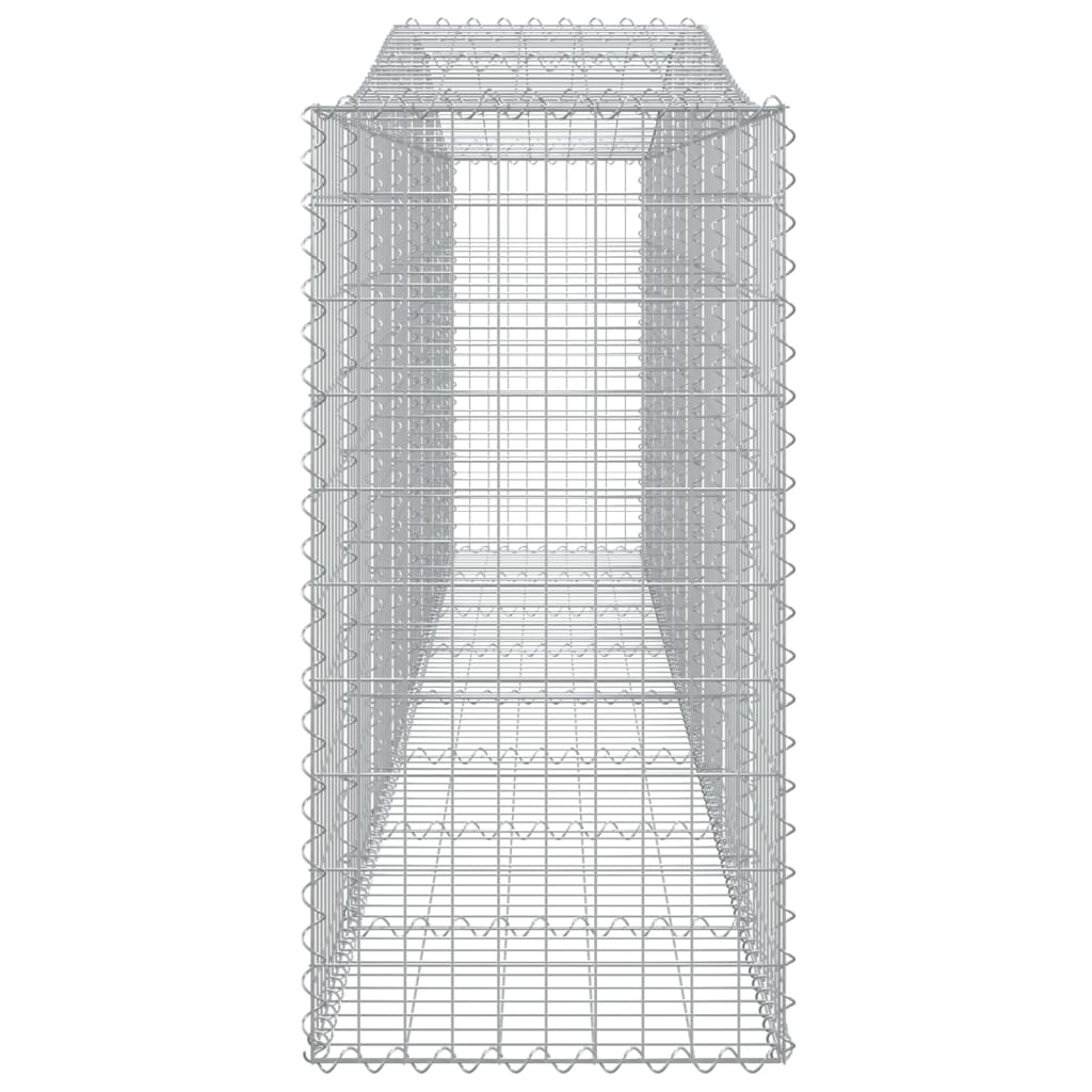 Cesti Gabbioni Ad Arco 9 Pz 400x50x100/120 Cm Ferro Zincato