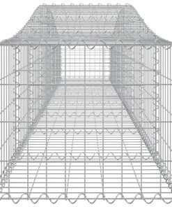 Cesti Gabbioni Ad Arco 3 Pz 400x50x40/60 Cm Ferro Zincato