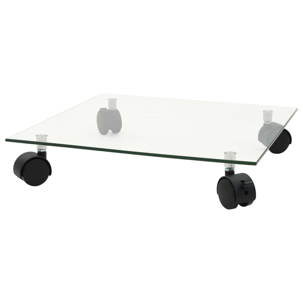 Carrelli Porta Piante 4 Pz 35x35 Cm Vetro Temperato Quadrati - Image 5