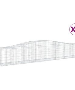 Cesti Gabbioni Ad Arco 6 Pz 400x50x60/80 Cm Ferro Zincato