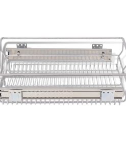 Cestelli A Rete Scorrevoli 2 Pz Argento 400 mm