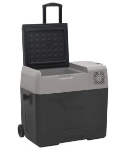 Borsa Frigo Con Manico E Ruote Nera E Grigia 30 L Polipropilene