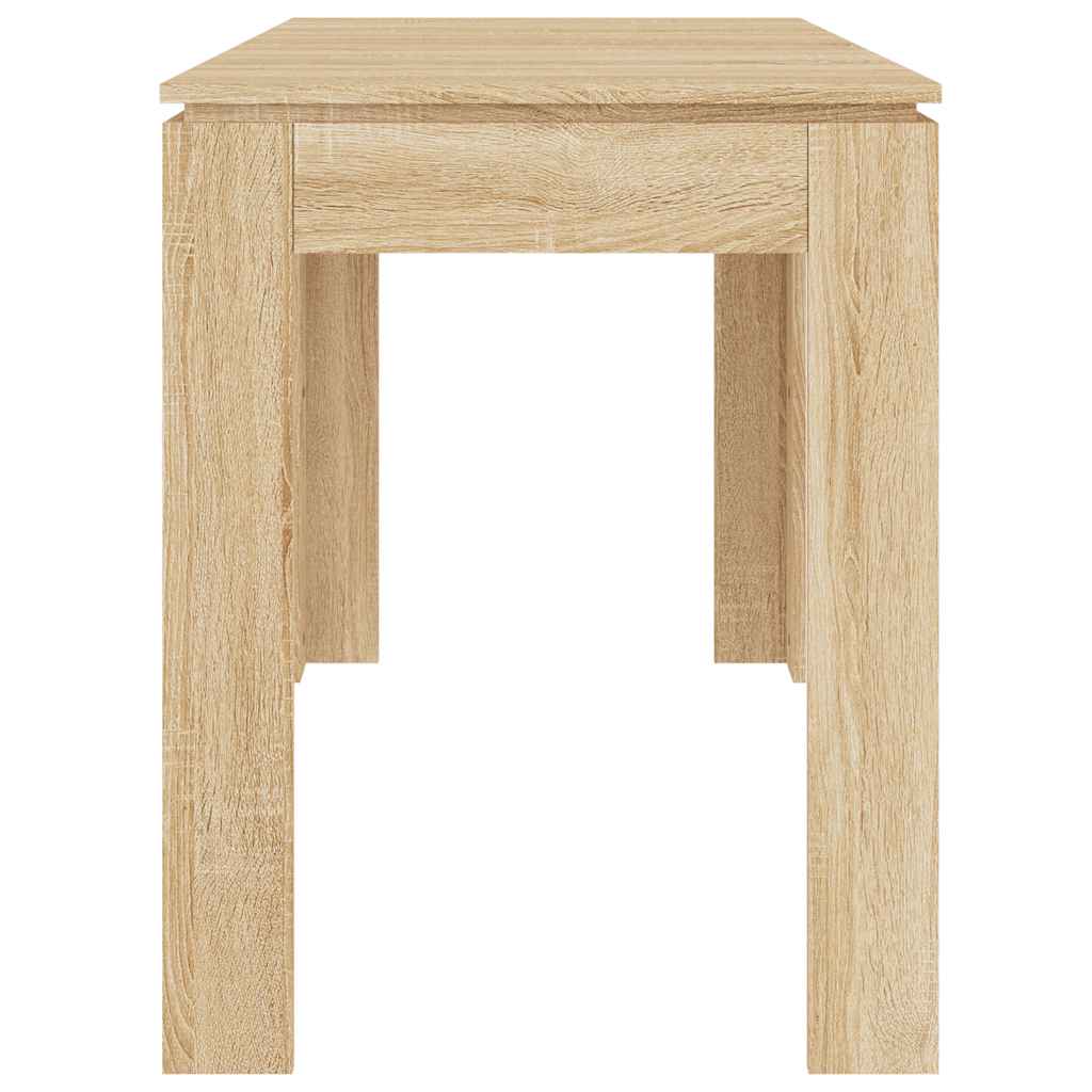 Tavolo Da Pranzo Rovere Sonoma 120x60x76cm In Legno Multistrato