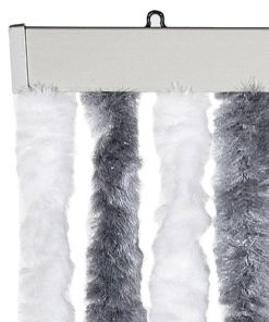 Zanzariera Grigio E Bianco 118x220 Cm Ciniglia