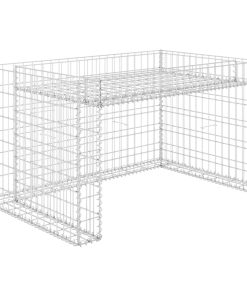 Casetta Rasaerba Con Fioriera Rialzata 110x80x60cm Filo Acciaio